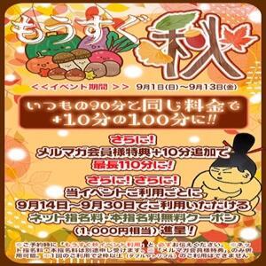 【9/1～9/13　もうすぐ秋イベント】 ぽちゃ巨乳専門　新大久保・新宿歌舞伎町ちゃんこ（新大久保/デリヘル）