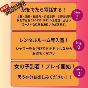 当店の利用方法 パンドラ(上野)（上野/デリヘル）