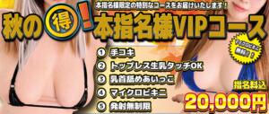 本指名様（リピート指名）限定VIPコース♪　100分　20,000円 神田ハンドメイド（神田/デリヘル）