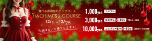 クリスマス限定 プリコレコース登場 12/1～12/25 はちみつ（久米川/デリヘル）