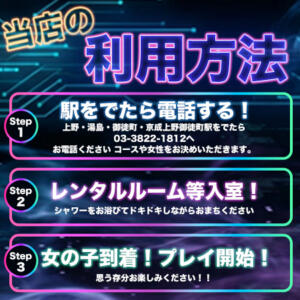当店の利用方法 パンドラ(上野)（上野/デリヘル）