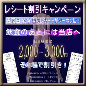 レシート割引キャンペーン 高輪AQUA（五反田/デリヘル）