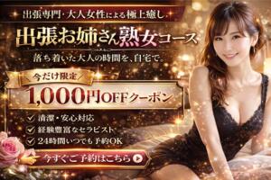 出張コース 女神の熟女エステ（新宿・歌舞伎町/メンズエステ）