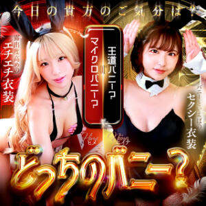 ▶どっちのバニーでSHOW◀今日のアナタの気分はどっち？ バニーコレクション新潟店（古町/ソープ）