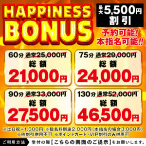 ハピネスボーナス ハピネス福岡（中洲/ソープ）