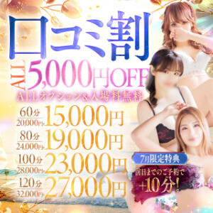 口コミ投稿で ALL 5000円OFF ドMな奥様 名古屋・錦店（錦/ヘルス）