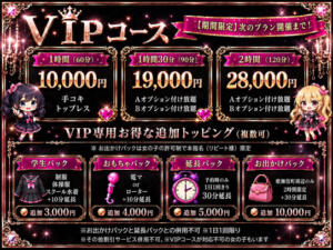 VIPコース【次のプラン開催まで！！！！】 新宿ハンドメイド（新宿・歌舞伎町/デリヘル）