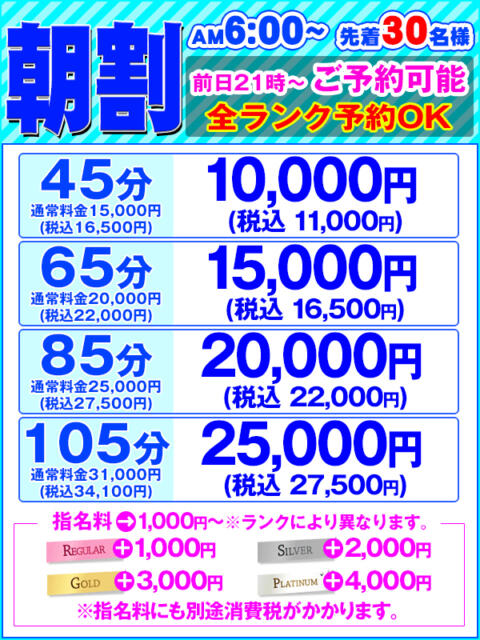 ていくぷらいど.学園 御予約優待券、指名料割引券 - その他