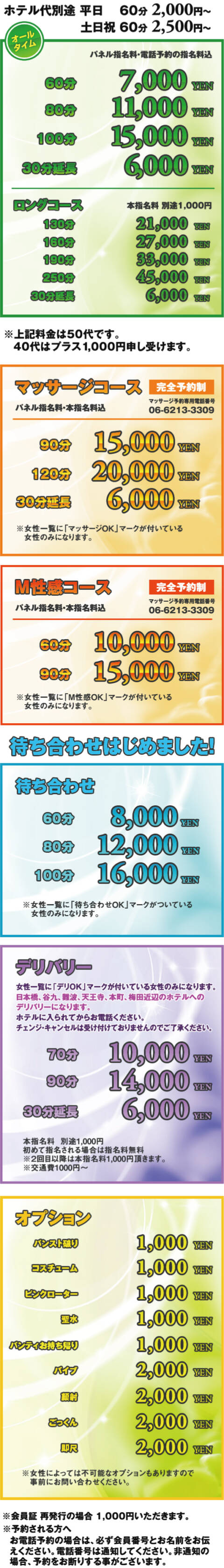 システム｜熟女22時（ホテヘル＆デリヘル/日本橋）